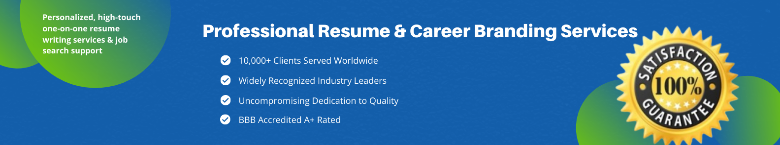 Professional Resume Writing Services Banner
